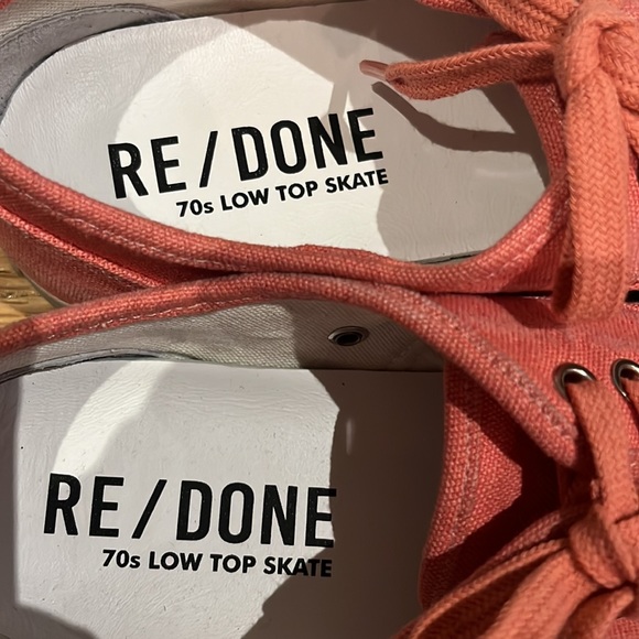 Re/Done 70s Low Top Skate Sneakers size 40 - Picture 11 of 17